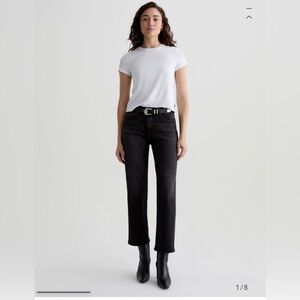 NWT adriano goldschmied jeans AG Brinley Mid-Rise Straight  size 25